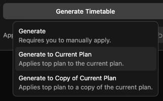 Generate Plan